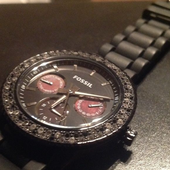 Black Fossil Watch - Picture 3 of 4
